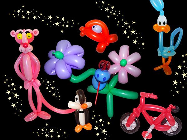 Balloon Animals in Magic Show