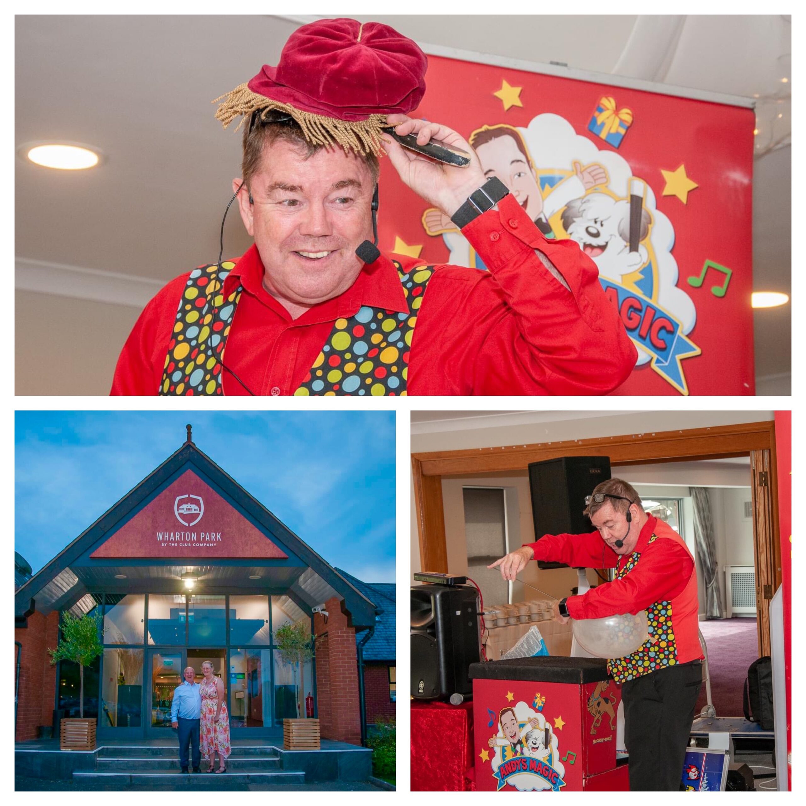Andy’s Magic at Wharton Park Golf Club, Children’s entertainer.